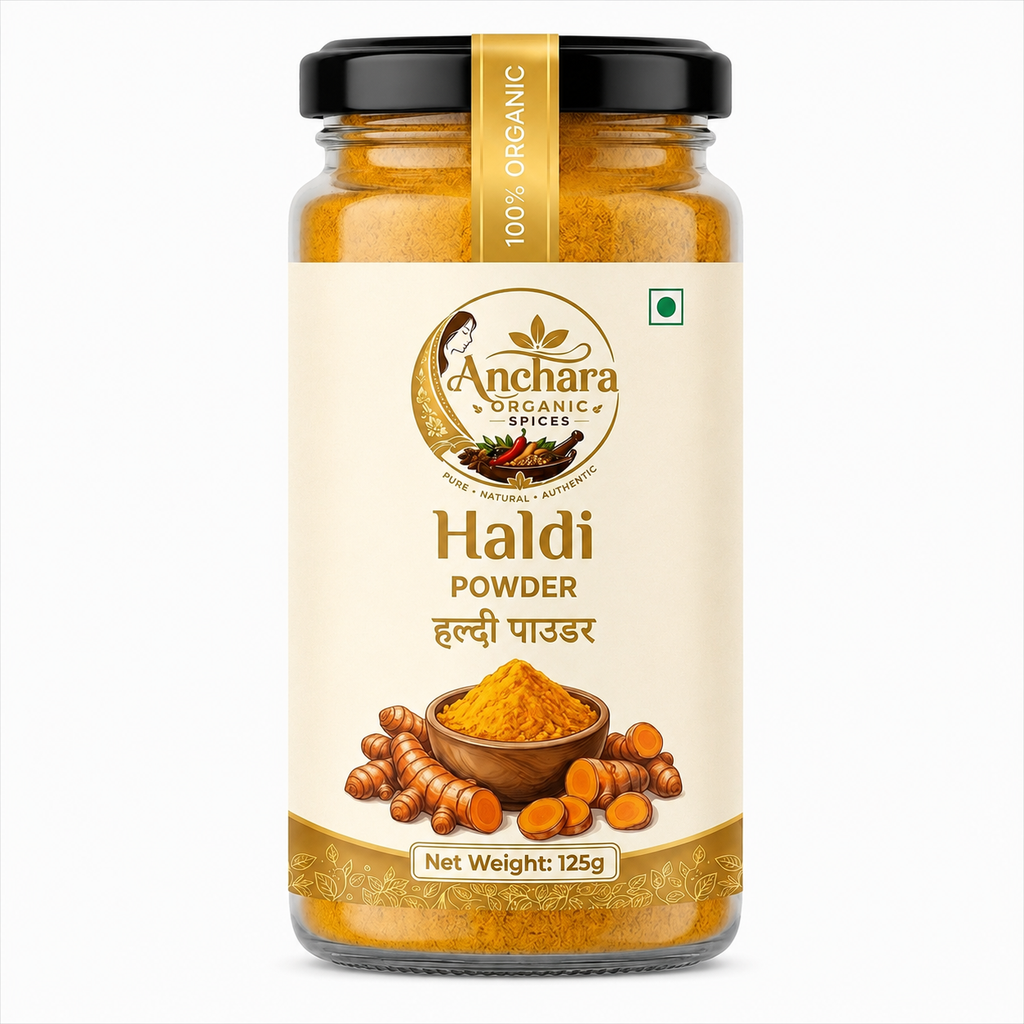 Anchara Haldi Powder (Turmeric) — 125g