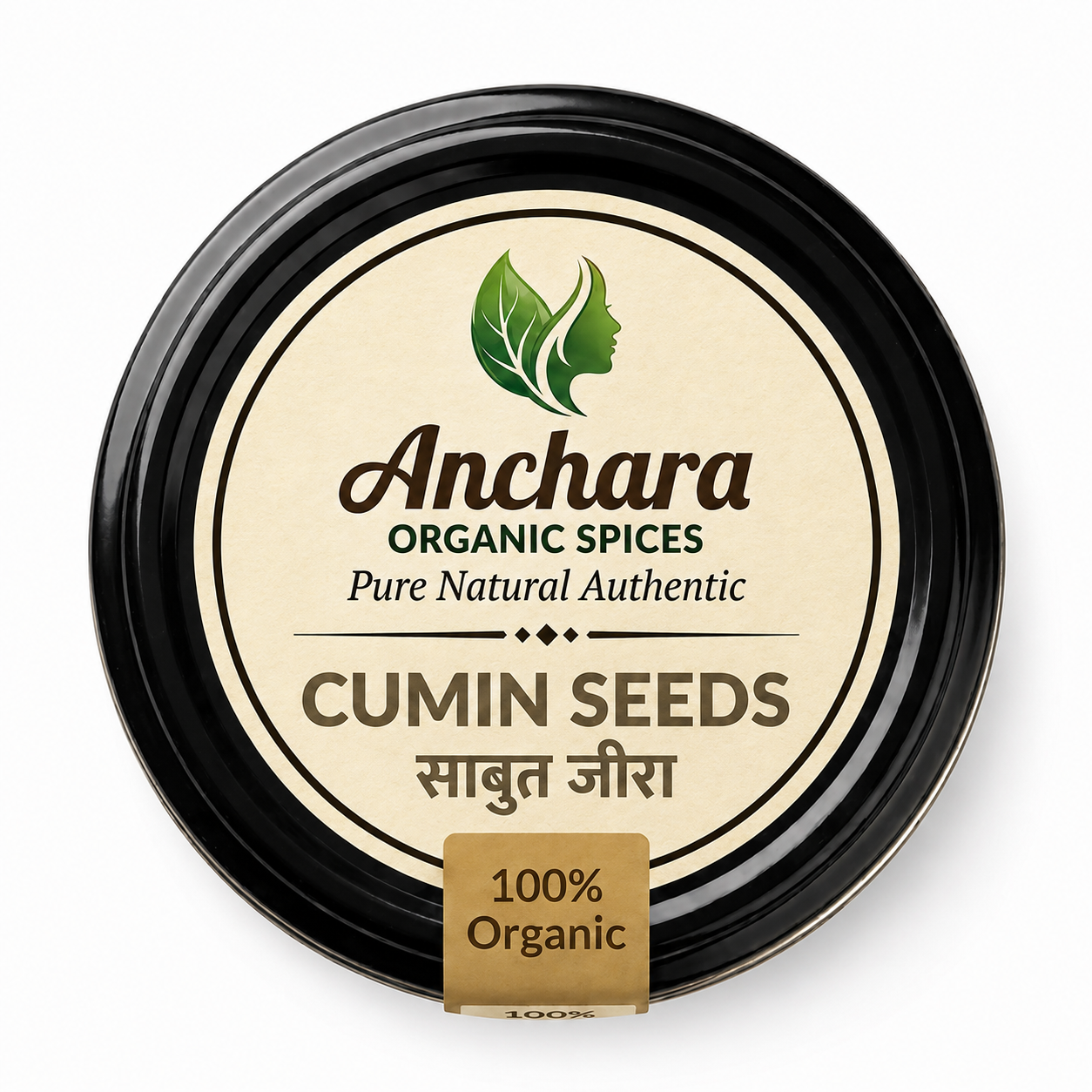 Anchara Sabut Jeera (Whole Cumin Seeds) — 125g